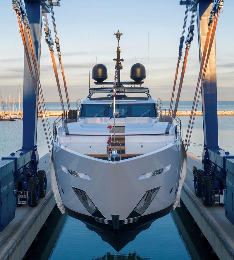 Custom Line 106' M/Y Gerry's Ferry photo copyright Custom Line taken at  and featuring the Power boat class