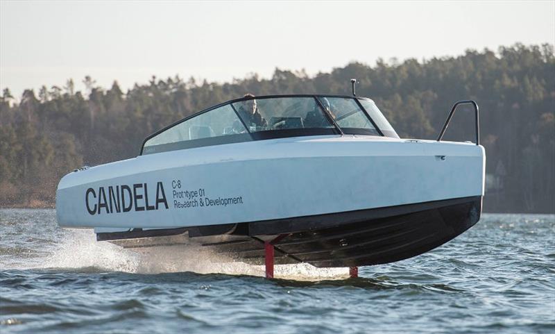 Candela C-8 first flight - photo © Candela