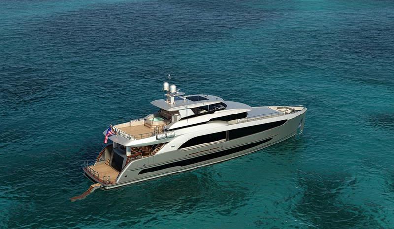 Burger 120 Raised Pilothouse Motor Yacht - photo © Burger Boat