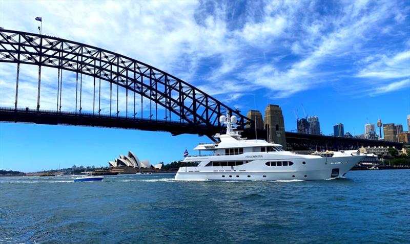 M/Y Perle Bleue photo copyright Superyacht Australia taken at  and featuring the Power boat class
