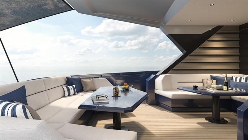 Vanquish VQ115 deck - photo © Vanquish Yachts