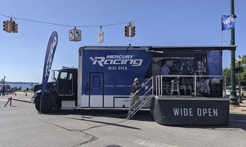 Mercury Racing Tour Truck photo copyright Mercury Racing taken at  and featuring the Power boat class