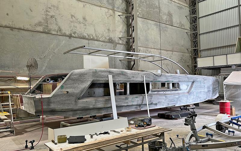 50' CC in build right now photo copyright Pacific Project Consultants taken at  and featuring the Power boat class