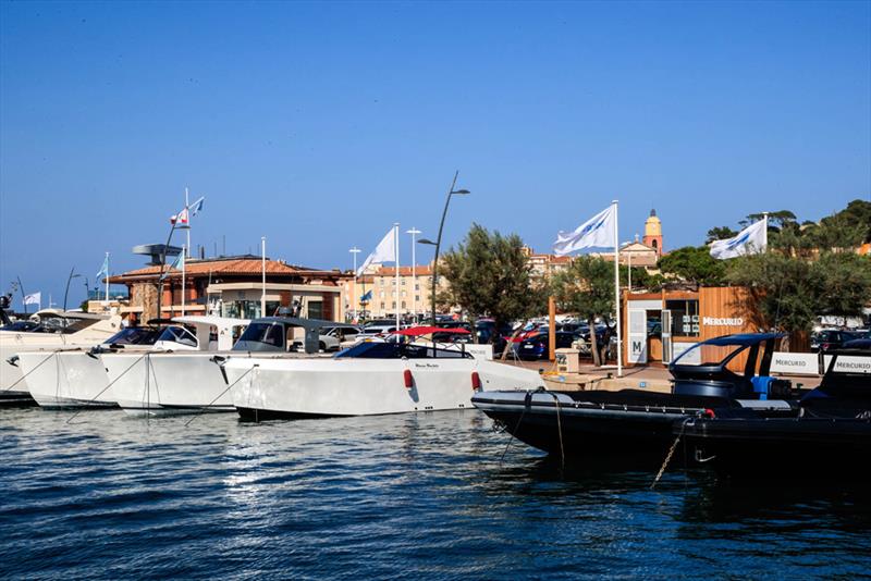 Mercurio OMV dock St Tropez photo copyright Canados Yachts taken at  and featuring the Power boat class