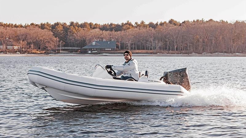 Flux Marine debuts electric outboard motors at Newport International Boat Show photo copyright Flux Marine taken at  and featuring the Power boat class