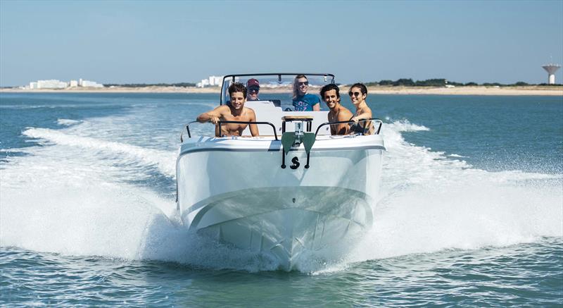 Flyer 8 photo copyright Beneteau taken at  and featuring the Power boat class