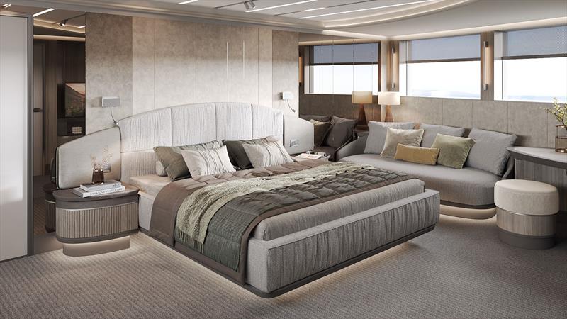 B80 - Bedroom - photo © Bering Yachts