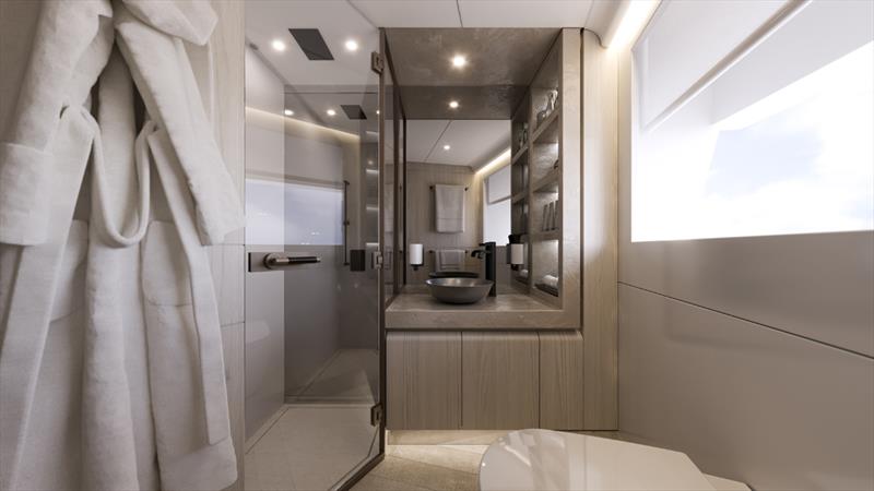 Gladiator 961 Speed - VIP bath photo copyright Canados Yachts taken at  and featuring the Power boat class