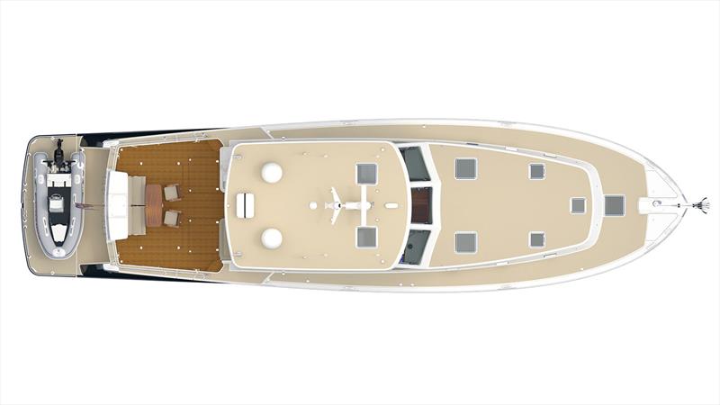 New 70-footer - Design No. 18158 photo copyright Zurn Yacht Design taken at  and featuring the Power boat class