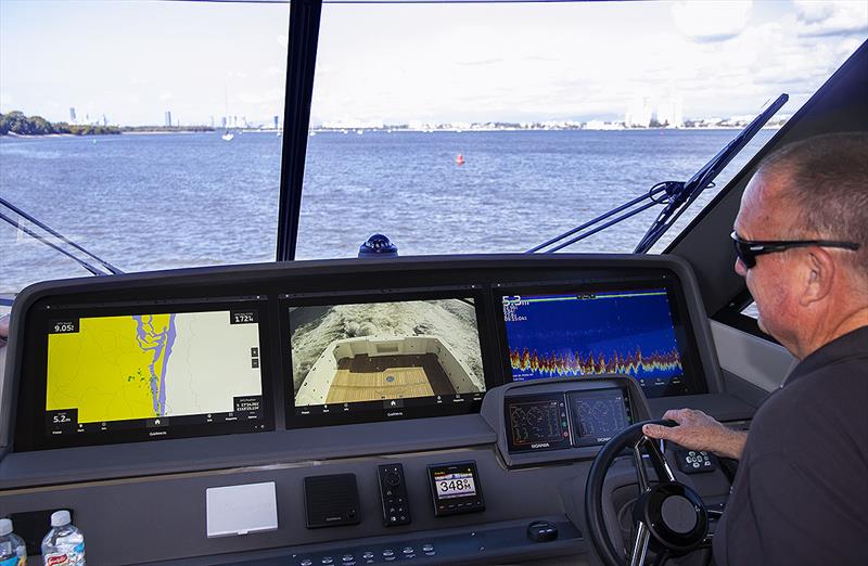 Room with a view aboard the Maritimo M600 Offshore FMY photo copyright John Curnow taken at  and featuring the Power boat class