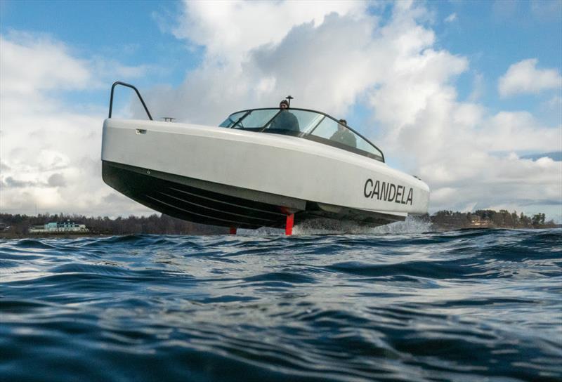 Candela C-8, the first hydrofoiling electric daycruiser photo copyright Candela taken at  and featuring the Power boat class
