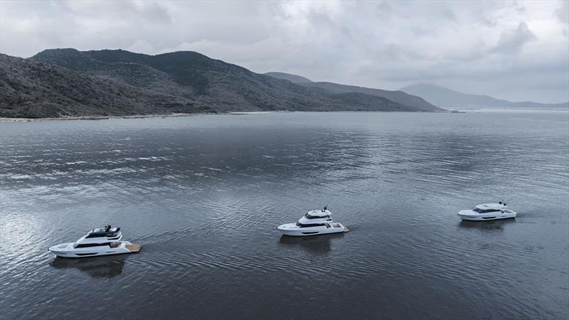 Maritimo M60 leads M600 and S600 sisters photo copyright Maritimo taken at  and featuring the Power boat class