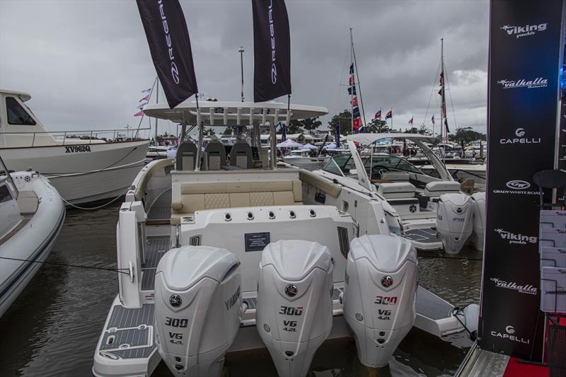 Regal 38 SAV is super-well equipped and appears to be quite the hot ticket! photo copyright John Curnow taken at  and featuring the Power boat class