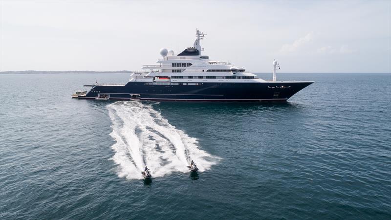 126-metre motor yacht Octopus photo copyright Camper & Nicholsons taken at  and featuring the Power boat class