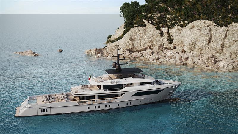 Sanlorenzo 500Exp rendering photo copyright Sanlorenzo Yachts taken at  and featuring the Power boat class