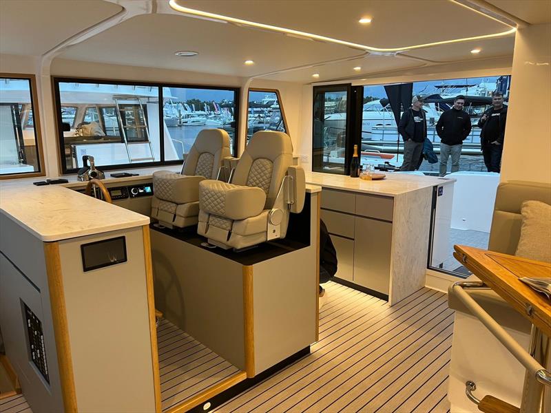 Scimitar catamaran photo copyright Scimitar taken at  and featuring the Power boat class