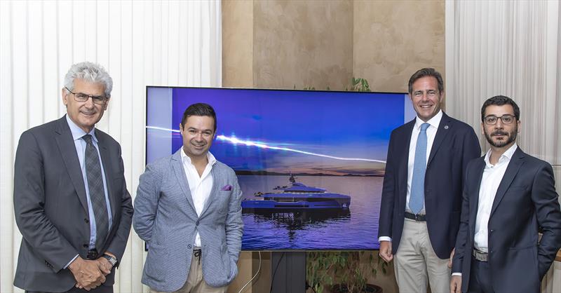 From left: Vincenzo Poerio, Antonio Romano, Giuseppe Mazza and Enrico Lumini photo copyright Giuliano Sargentini taken at  and featuring the Power boat class