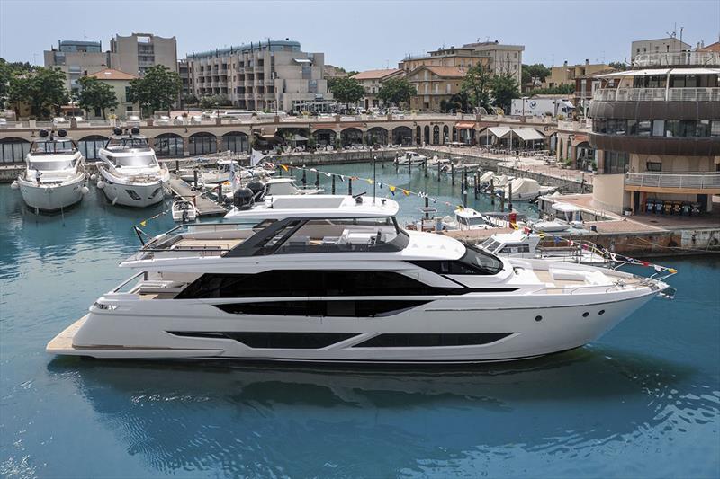 Ferretti Yachts 860 photo copyright Ferretti Yachts taken at  and featuring the Power boat class