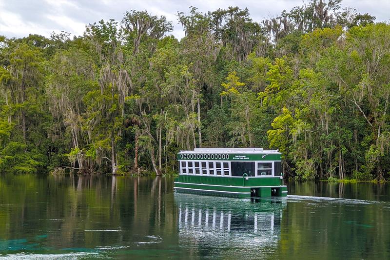 All-electric tour boat photo copyright Martin Flory Group taken at  and featuring the Power boat class