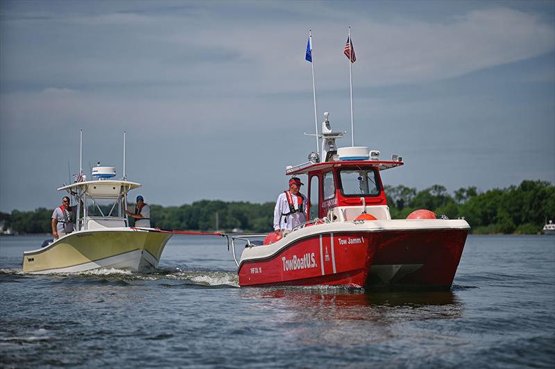 The nationwide on-water towing fleet for recreational boat owners, TowBoatUS, is expecting an increase in calls from boaters this July Fourth holiday weekend photo copyright BoatUS taken at  and featuring the Power boat class