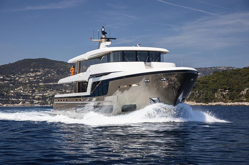 34-metre tri-deck explorer Lady Lene photo copyright Stuart Pearce - YachtShot taken at  and featuring the Power boat class