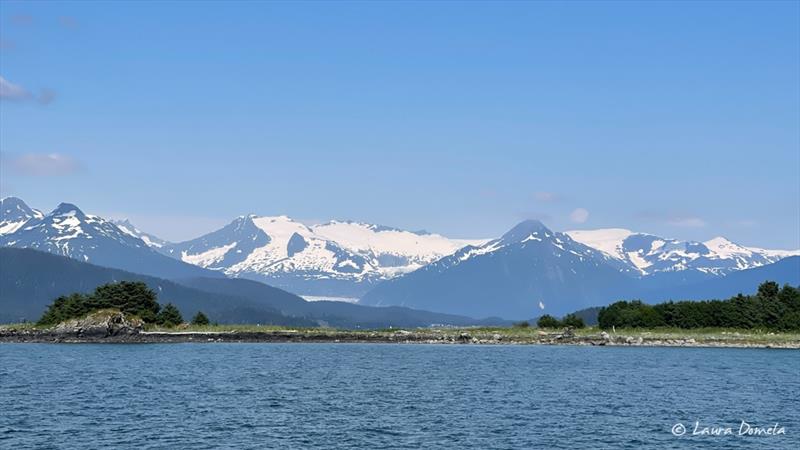 Gorgeous weather (still!) as we leave Juneau photo copyright Slowboat taken at  and featuring the Power boat class