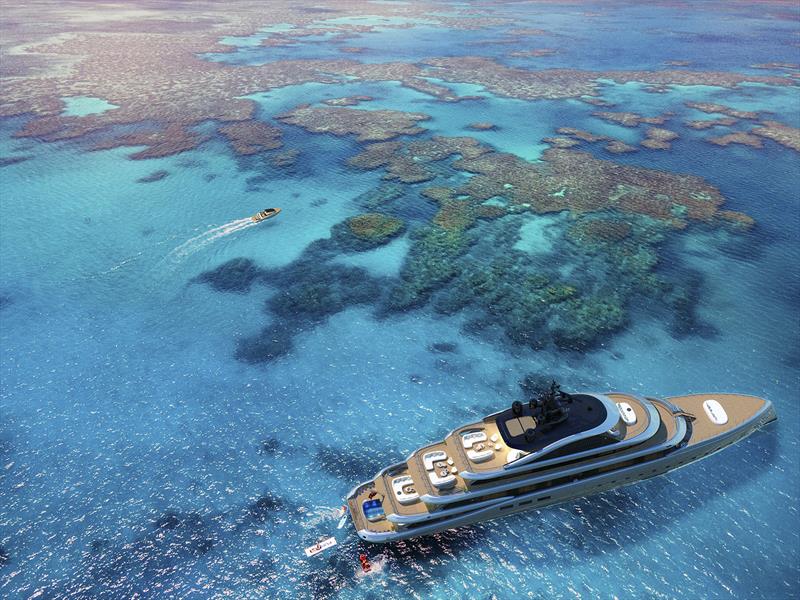 75m Admiral Kensho photo copyright Italian Sea Group taken at  and featuring the Power boat class