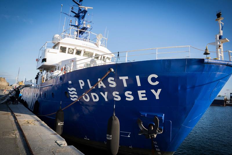 Plastic Odyssey research vessel photo copyright Simrad taken at  and featuring the Power boat class
