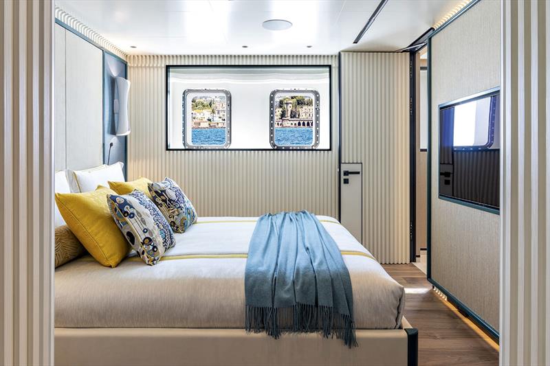 CRN M/Y RIO 62m - VIP cabin portside photo copyright CRN taken at  and featuring the Power boat class