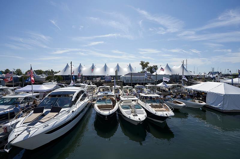 Progressive® Insurance Norwalk Boat Show®, presented by Discover Boating photo copyright Alex Taylor taken at  and featuring the Power boat class