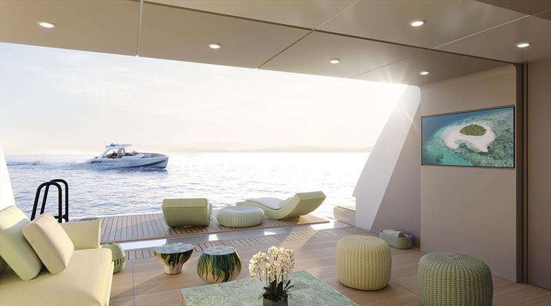 YN 20350 Project Jade - Beach club photo copyright Heesen Yachts taken at  and featuring the Power boat class