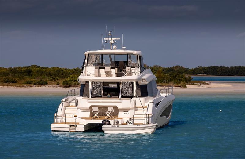 Aquila 70 luxury power catamaran hull #2 - photo © Aquila Boats