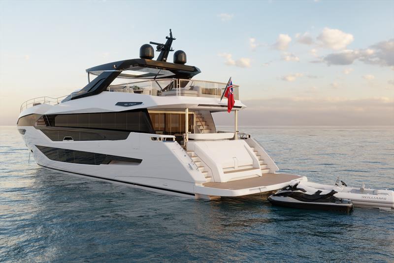 100 Yacht photo copyright Sunseeker International taken at  and featuring the Power boat class