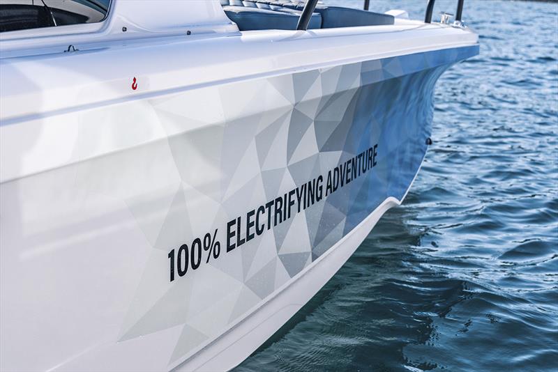 Axopar 25 electric prototype - photo © Axopar Boats