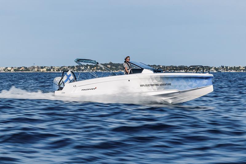 Axopar 25 electric prototype photo copyright Axopar Boats taken at  and featuring the Power boat class