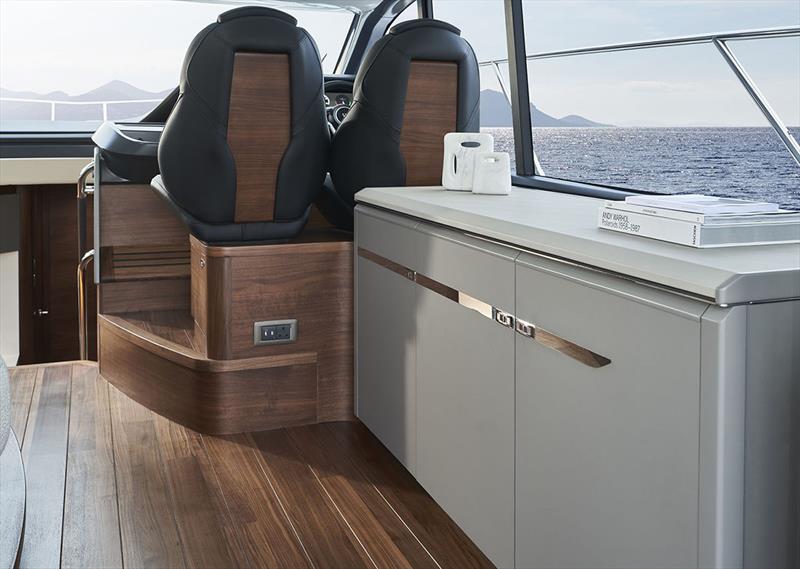 V50 Saloon Detail photo copyright Princess Yachts taken at  and featuring the Power boat class