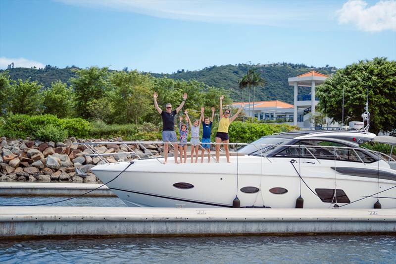 The Colven Family at LYC marina, picnic at LYC and hiking around DB photo copyright Lantau Yacht Club taken at Lantau Yacht Club and featuring the Power boat class