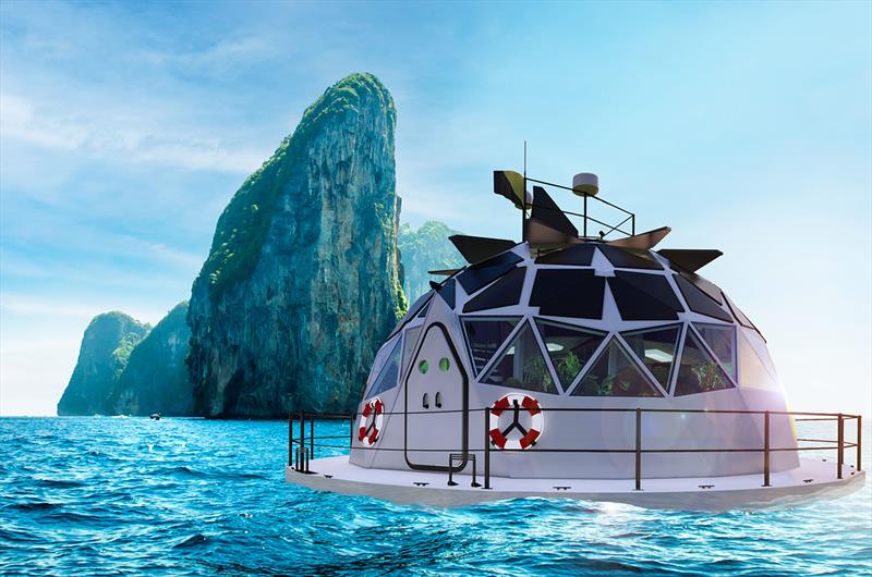 The Sovereign Sphere is an oasis on the seas featuring 360-degree views - photo © Sovereign Ships