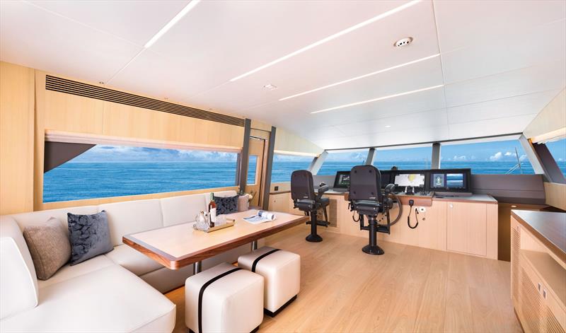 Horizon FD80 Enclosed Skylounge - photo © Horizon Yachts