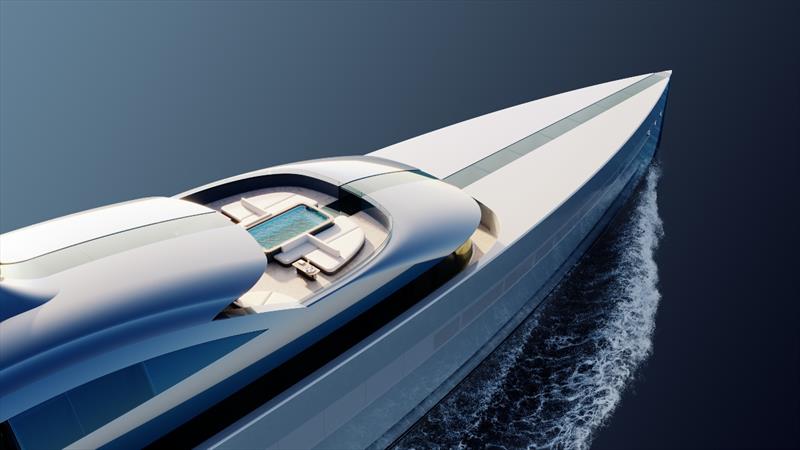 Slice, 85-metre yacht concept photo copyright Feadship taken at  and featuring the Power boat class