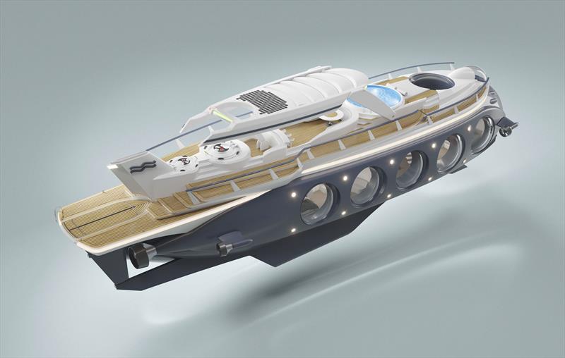 Nautilus Blue underwater superyacht photo copyright U-Boat Worx taken at  and featuring the Power boat class