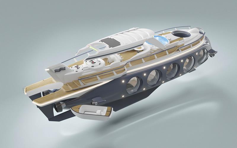 Nautilus Blue underwater superyacht photo copyright U-Boat Worx taken at  and featuring the Power boat class