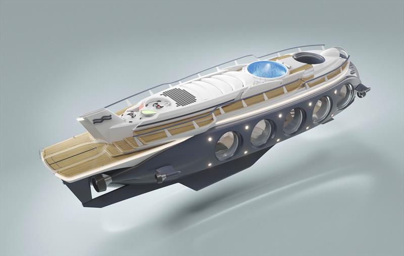 Nautilus Blue underwater superyacht - photo © U-Boat Worx