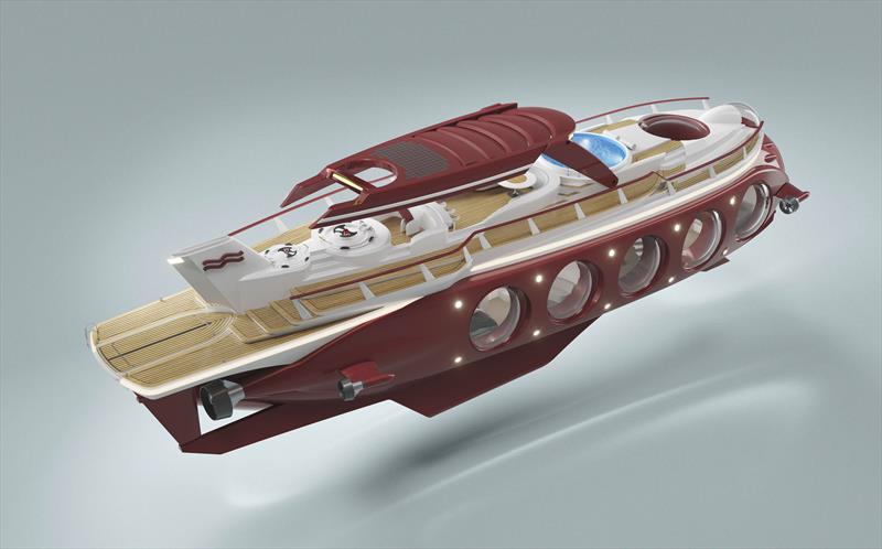 Nautilus Red underwater superyacht - photo © U-Boat Worx