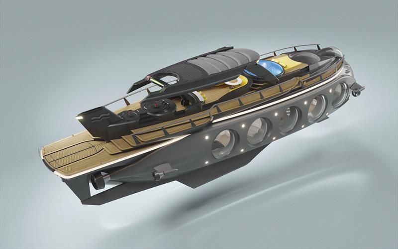 Nautilus Grey underwater superyacht - photo © U-Boat Worx