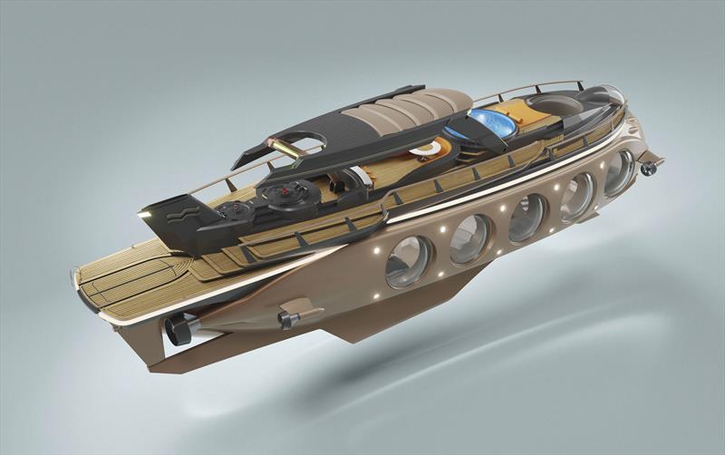 Nautilus Sand underwater superyacht - photo © U-Boat Worx