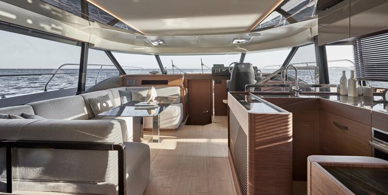 Mann Saloon - Prestige's new M48 powercat - photo © Prestige Yachts