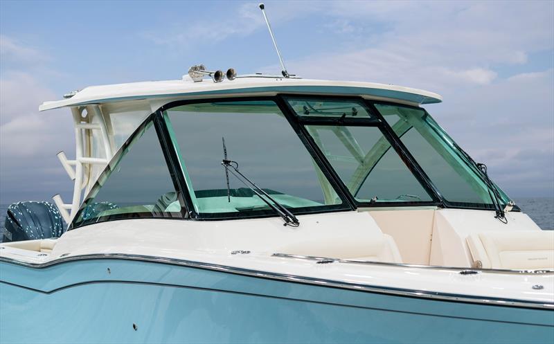 Freedom 325 - 32 foot Dual Console - windshield photo copyright Grady-White taken at  and featuring the Power boat class