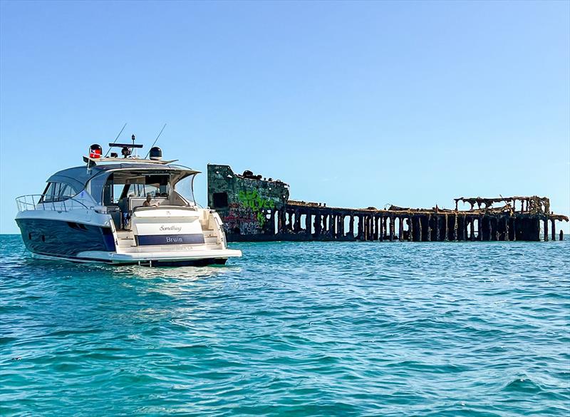 Something Bruin visiting Bimini, in the Western Bahamas, an easy 70nm from West Palm Beach - photo © Riviera Australia