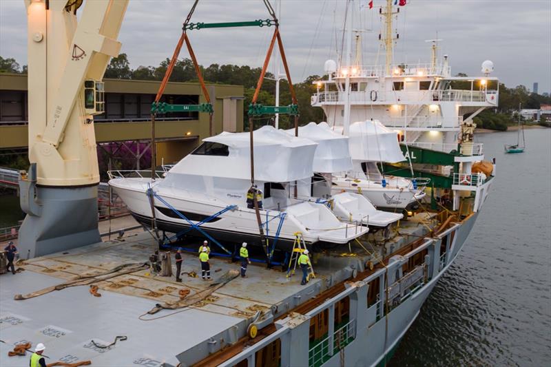 Maritimo's U.S. bound photo copyright Maritimo taken at  and featuring the Power boat class